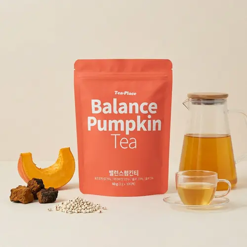 TRÀ TÚI LỌC TEA PLACE BALANCE PUMPKIN 30 TÚI HÀN QUỐC